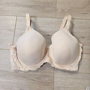 Modern Movement Nude Underwire Bra Lace Womens 34D